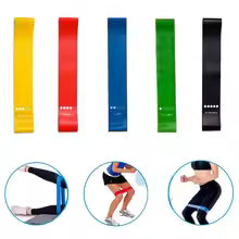 TPE Resistance Bands Fitness Set – Elastic Rubber Loop Bands for Strength Training, Yoga, and Gym Workouts